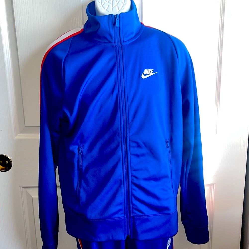 Nike Red White and Blue Track Suit VEUC